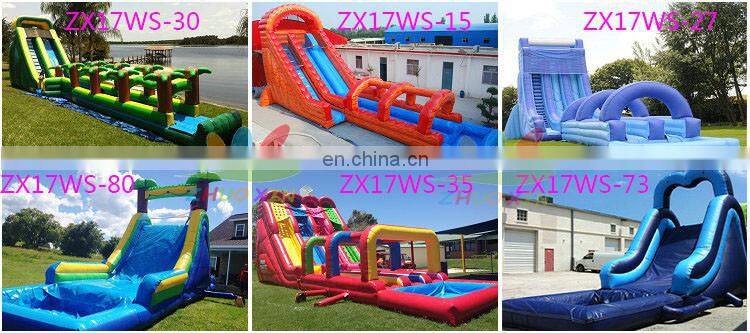 Perfect Blue Inflatable Rainbow water slide