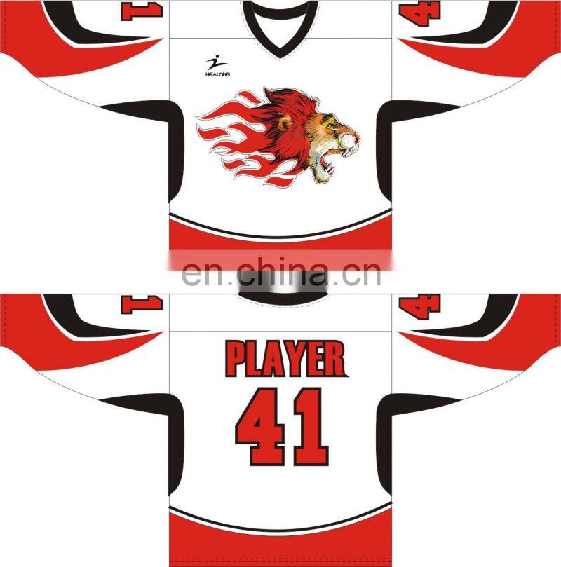 Custom ice hockey uniforms lacrosse jersey