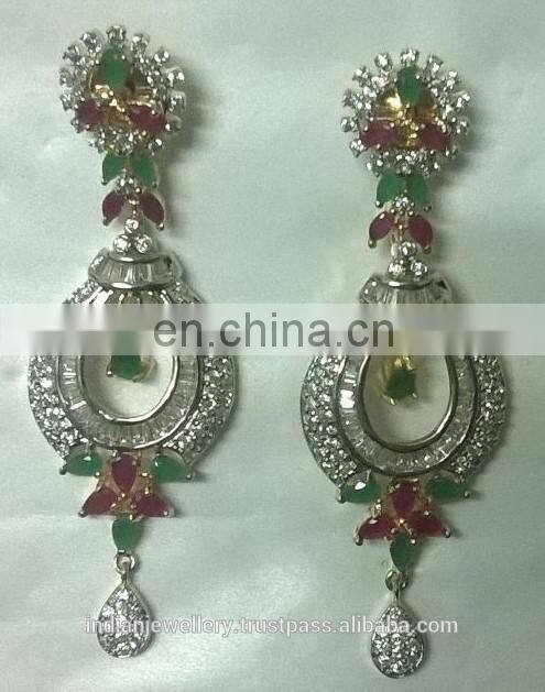 Cubic zircon rhinestone Jewelry manufacturer, Cubic Zircon rhinestone Jewellery exporter