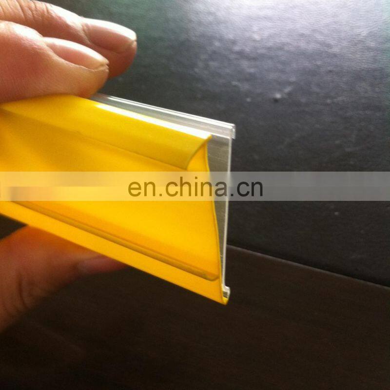 Plastic Data Strip Label Holder For Supermarket Shelves Price Display