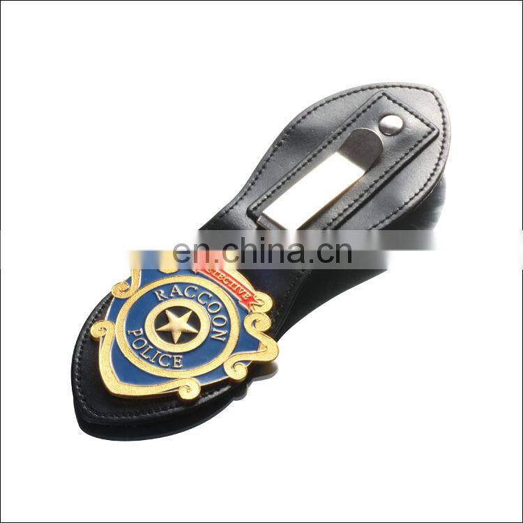 factory make custom metal money clip with leather