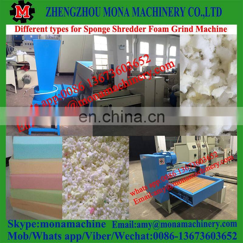 Successed technical reliable quality Sponge smashing machine|foam shredding machine|Foam Crushing Machine