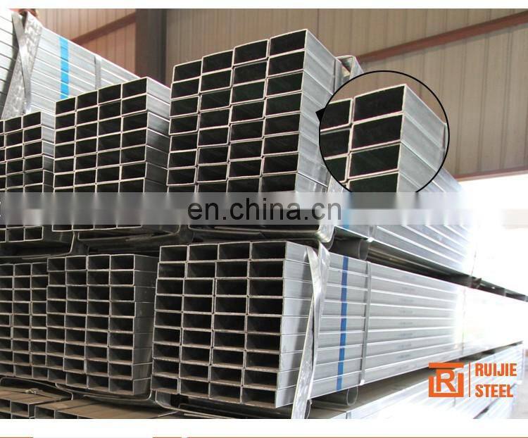Q195 fencing Mild Carbon Square Welded hot dip 1.5 inch Galvanized Steel Pipe