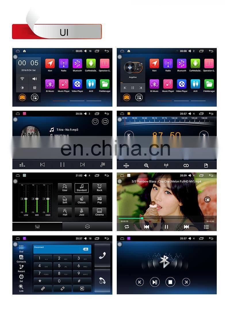 7 Inch Android capacitive car Radio GPS Navigation for Mondeo