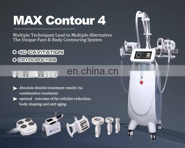 4in1 beauty device fat freezing crio lipolisis machine freeze fat cavitation body slimming machine