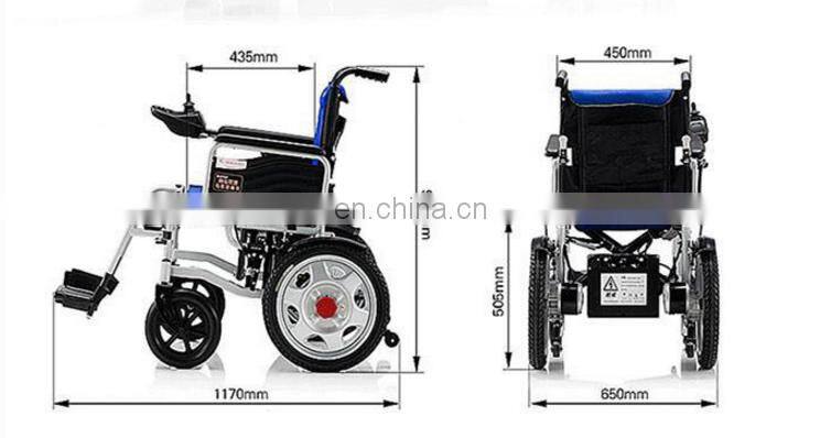 Disabled Caremoving Handcycle Electric Chair Scooter Lightweight Cheap Price Foldable Electric Wheelchair