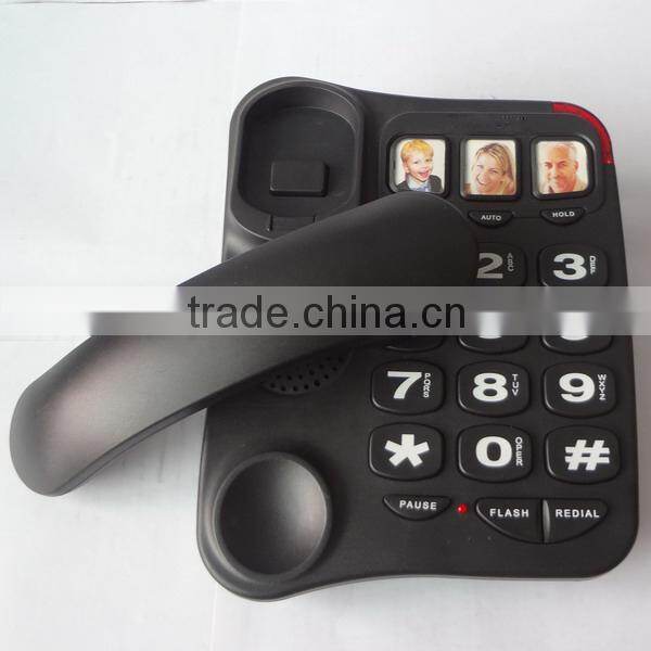 Emergency picture simple SOS Big digit big button telephone for seniors