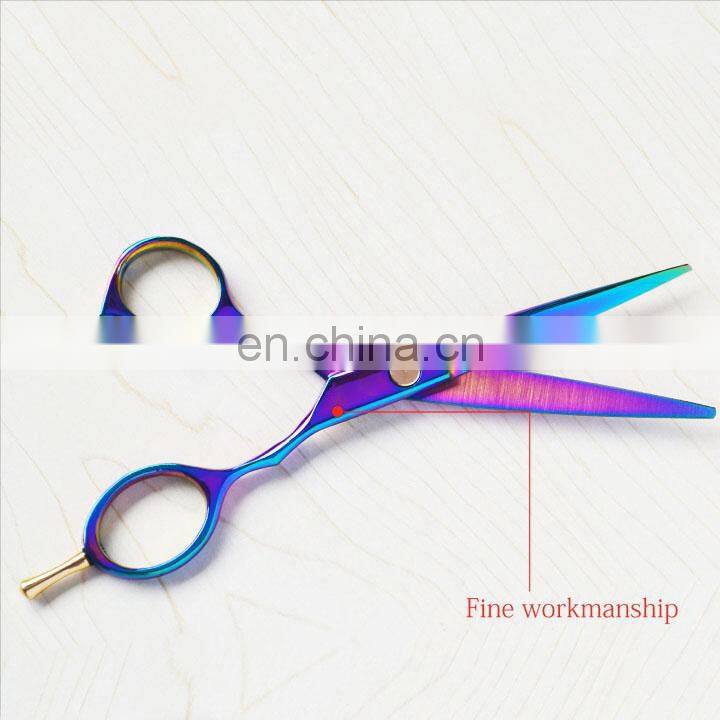 Purple titanium 6.0 inch hairdresser shear hair salon product hot sale hair scissors