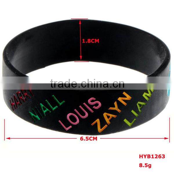 Custom design Cool Men's Silicone Bracelet