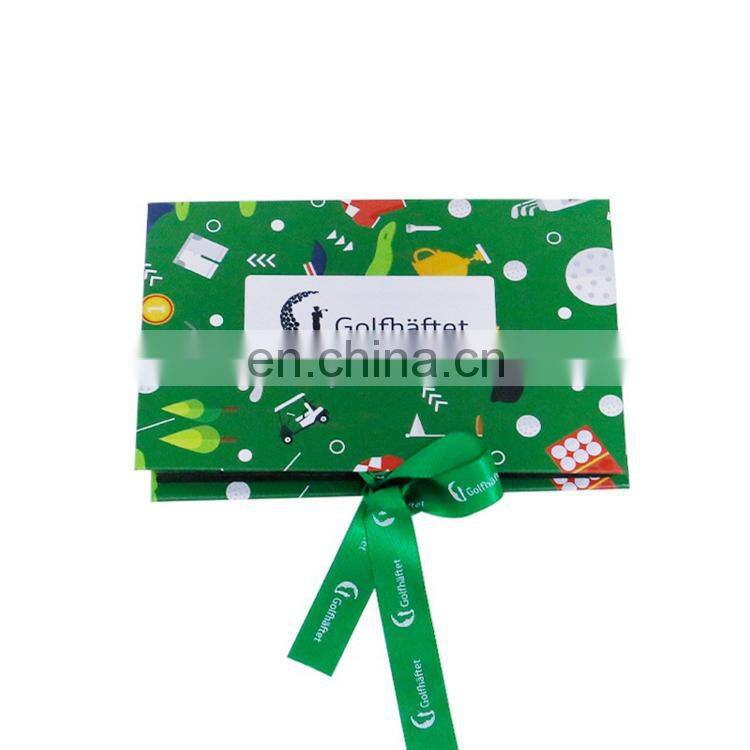 Factory Price Case High Quality Custom Logo Book Style Box Black Rigid Paper Cardboard Hair Gift Packaging Boxes With Ribbon