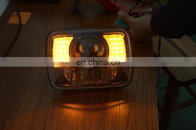 J230 LED WORK LIGHT Aluminum Alloy 5*7INCH 5x7 72w pair 7000L for truck auto car Rectangular LED Headlight with 30W LANTSUN