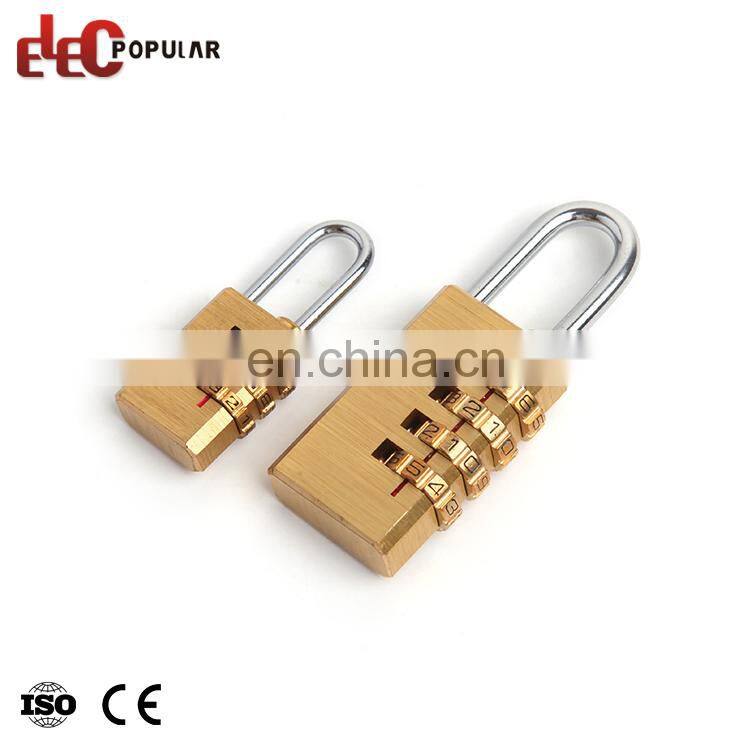 Locks manufacturer combination padlock shackle brass password lock garden warehouse outdoor waterproof security lock