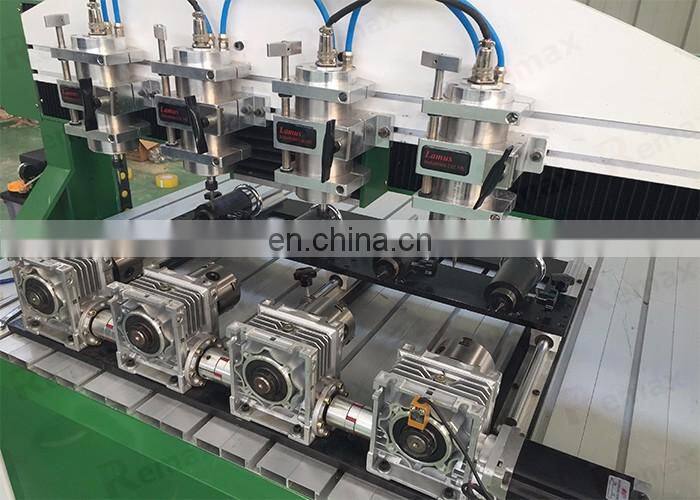 Mutil- head rotary cnc router wood working machine Remax 1212