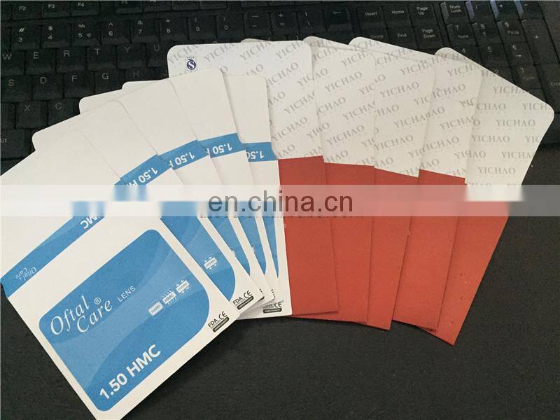 ZF80 Automatic Zig zag Lens Paper Envelope Making Machine, M Fold Glass Bag Folding and Gluing Equipment
