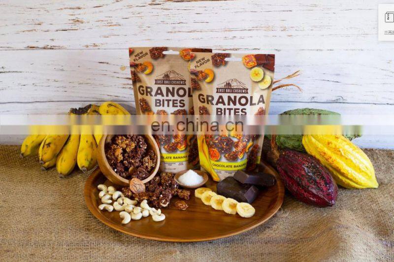 OEM Zip Lock Aluminum Stand Up Pouch Custom Print Snack Mango Vacuum Seal Bag Dried Fruit Food Packaging Bag