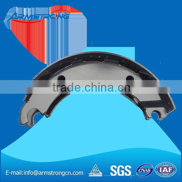 Proper hardness strength good fade resistance rear upper brake shoe