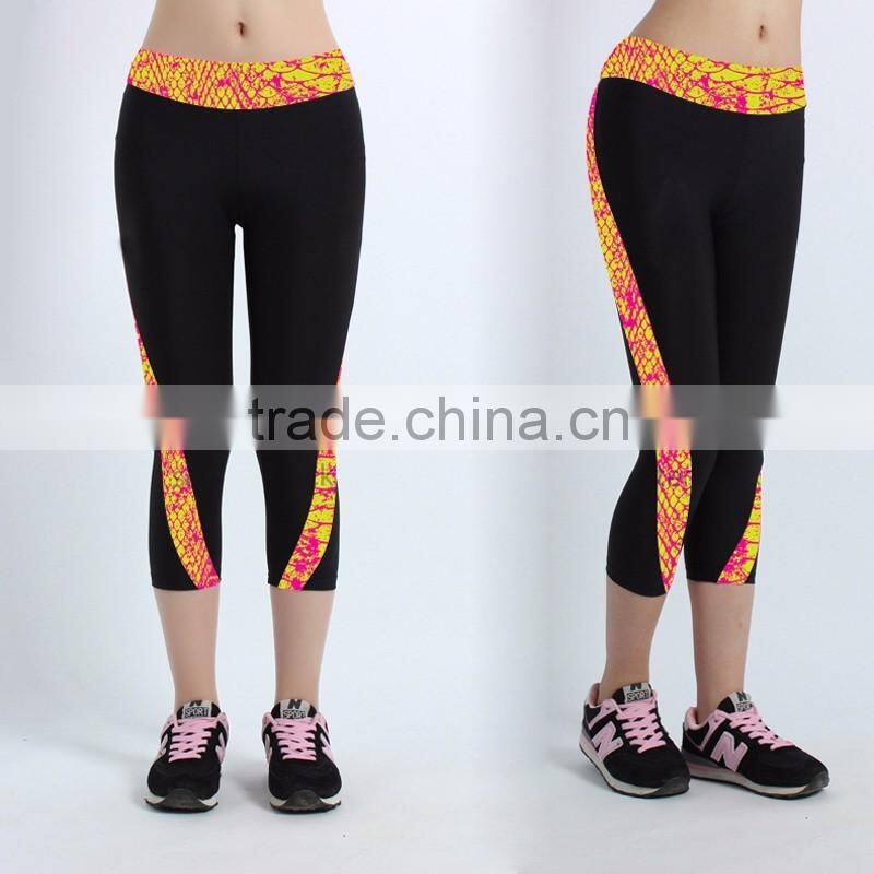 (OEM/ODM Factory) Yoga pants brand Yoga Crops Fitness & Exercise Crops pants Yoga Brand quick-dry