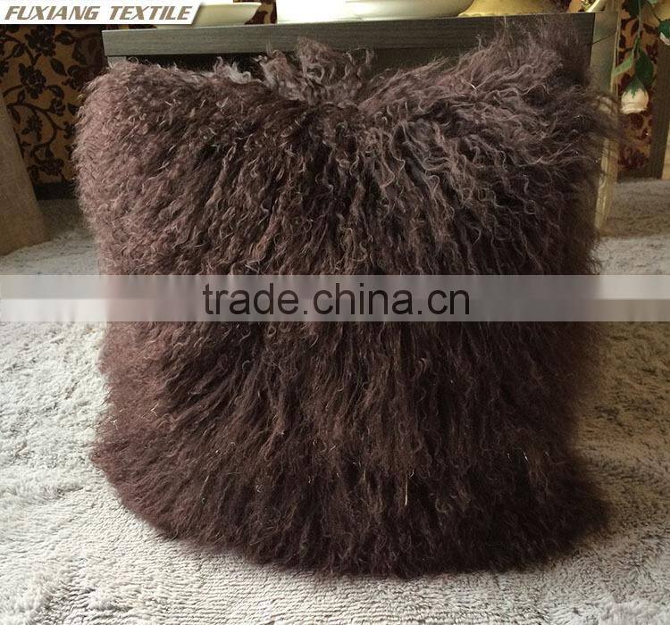 luxury fur pillow cushion