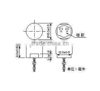 High quality waterproof ultrasonic sensor NU40B15TR-2