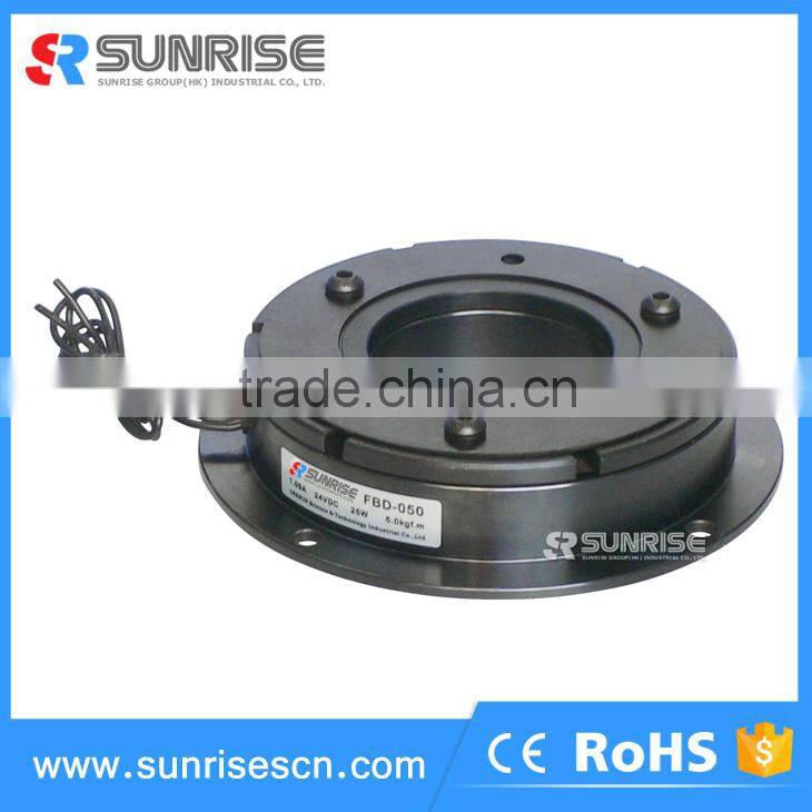 Industrial machine bearing electromagnetic brake
