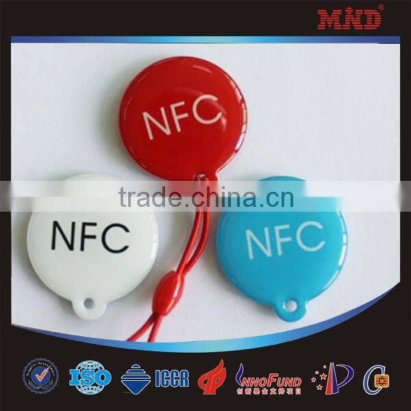MDT62 high quality ISO14443A printable HF NFC rfid tag/rfid epoxy tag