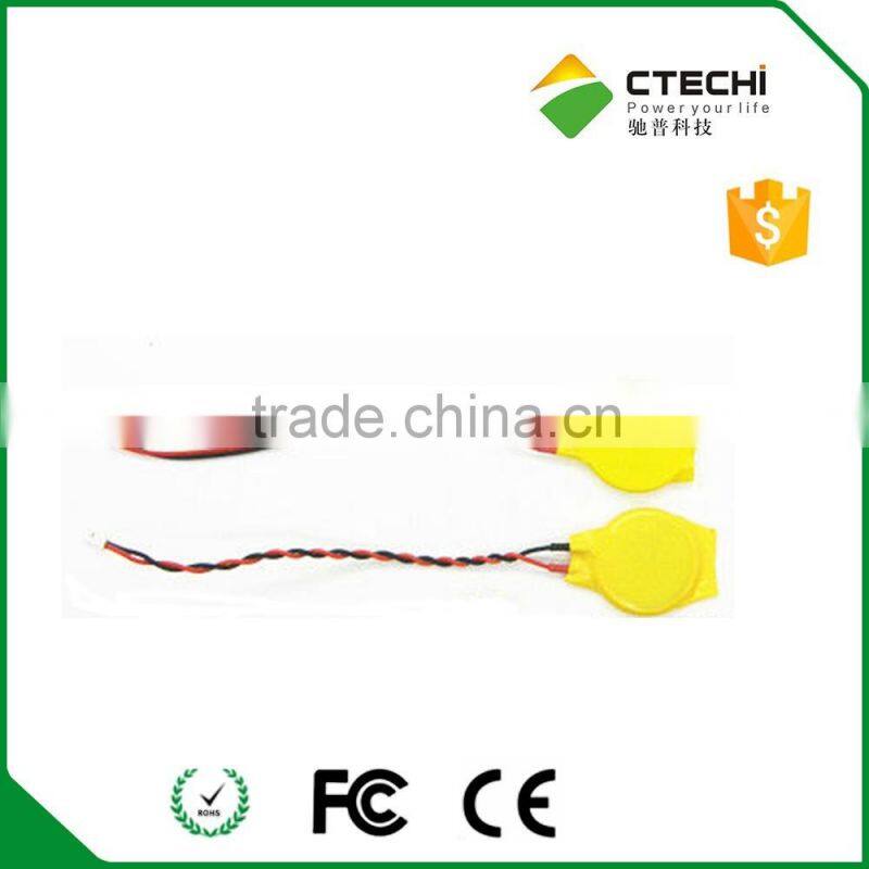 cmos battery ML2032 with wires 3V coin cell