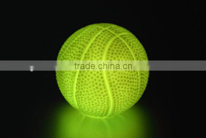 Led pull string toys flying spinning toys