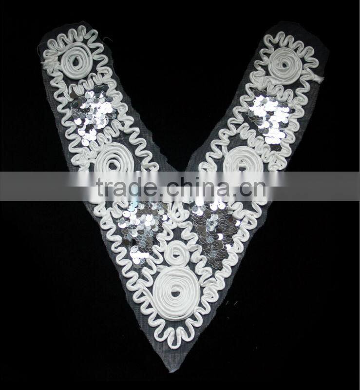 Chiffon Collar Neckline Sewing Applique Garment Dress Blouse Trim