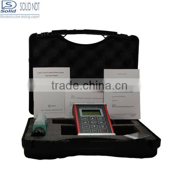 Solid popular plastic ultrasonic thickness gauge