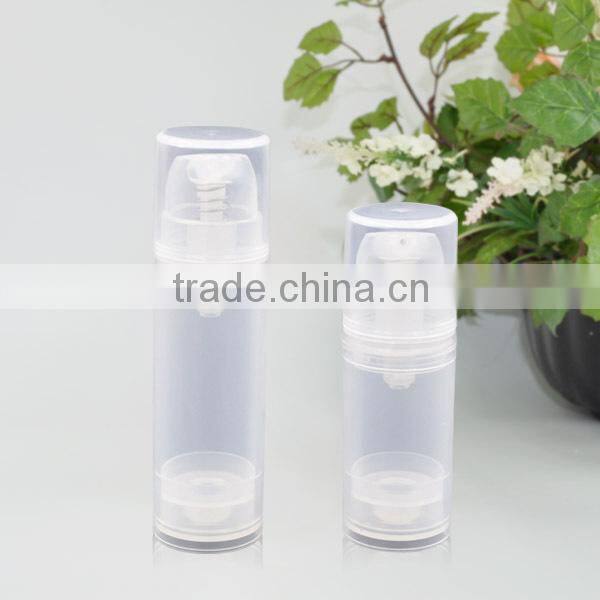 New design airless mini pp bottle 10ml 15ml