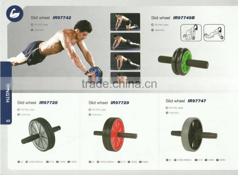 Ab Wheel Roller With Knee Mat Fitness Exerciser Abdominal Abs Wheels