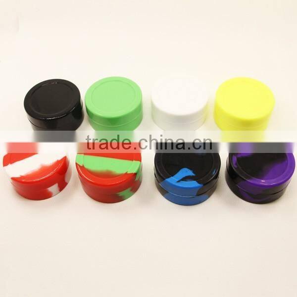22ml non-stick silicone jars dab wax vaporizer oil container