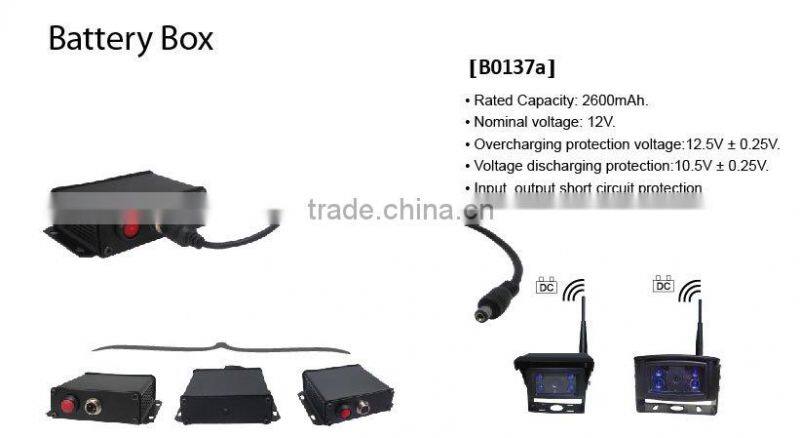 100% Owned Design Auto Accessories Easy Operation Rechargeable 3.7V/7800mAh Rechargeable 12V Battery Waterproof for Camera