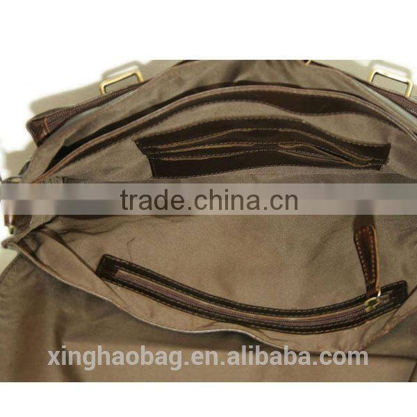 2014 men leather briefcase business portfolio briefcase
