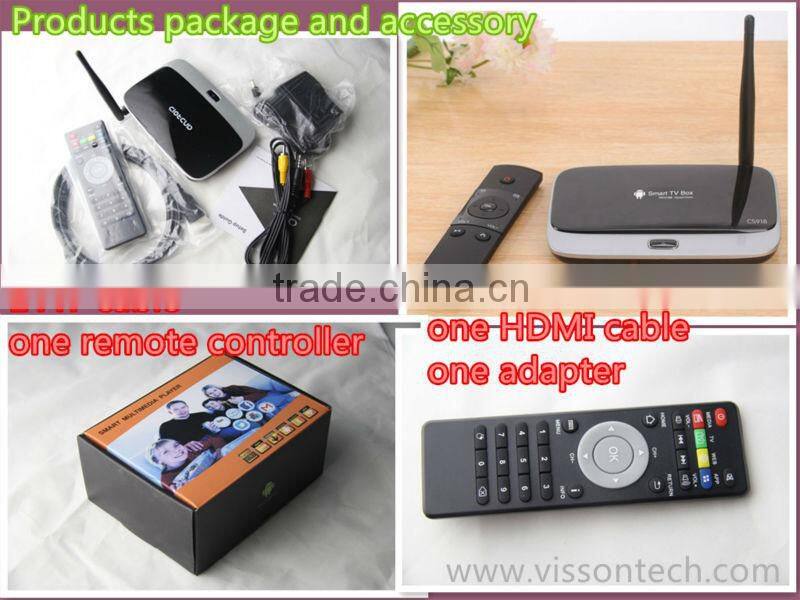 XBMC pre-installed smart mini pc best medial player with remote controller RK3188 quad core android tv box,OEM and ODM available