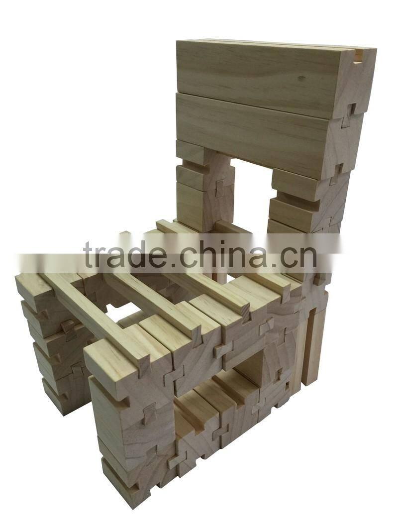 Continued Selling Kids Colorful Block Toys Educational Wooden Building Block for Children