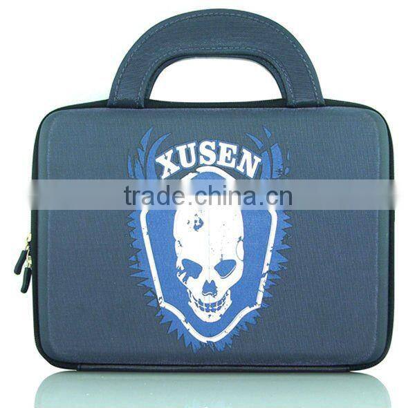 black polyester hard tablet case