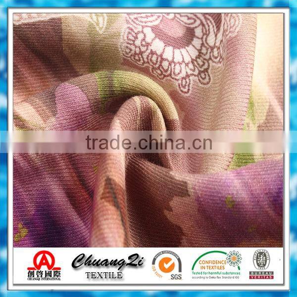 Fully goods in stock rayon challis fabric for 2015