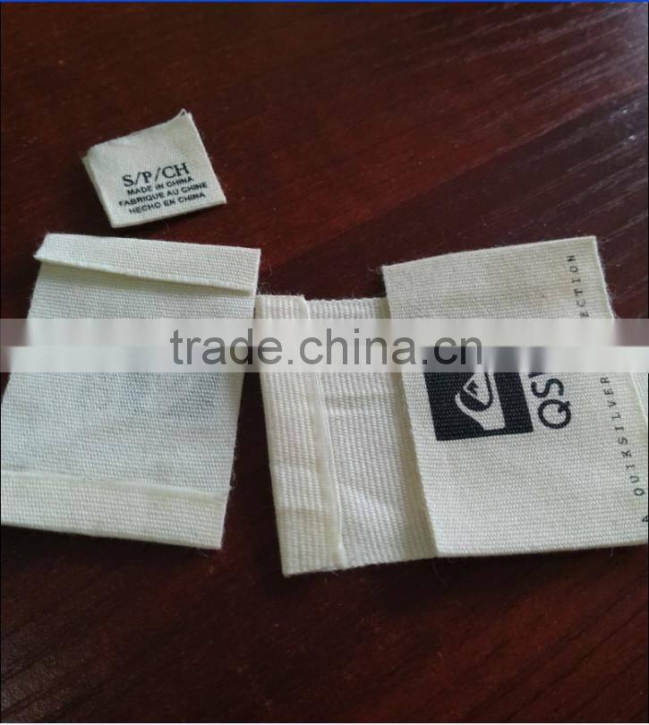 Allta Group custom cotton woven printed label for clothing
