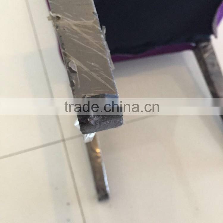 High quality wholesale luxury hotel furniture stainless steel frame metal BANQUET WEDDING CHAIR/ PU DINING CHAIR for sale