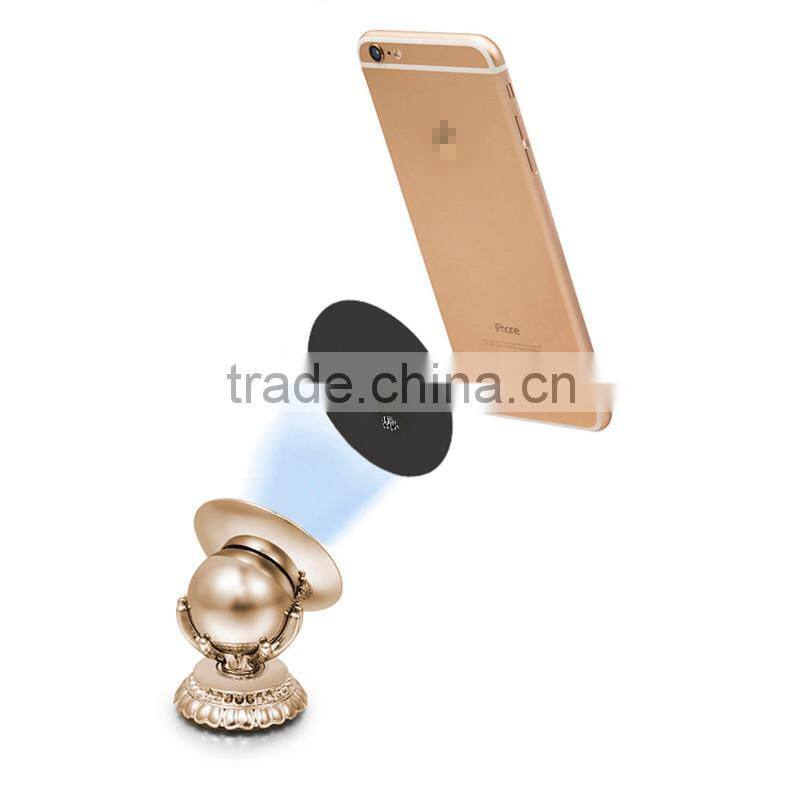 2016 multi function Windshield Dashboard Phone Mount Magnetic Car Holder with Plastic Silicone Mold Suction Cup