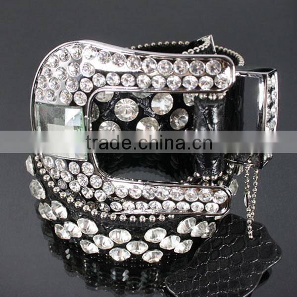 Wholesale Fashion Jewelry Rhinestone Accent Belt