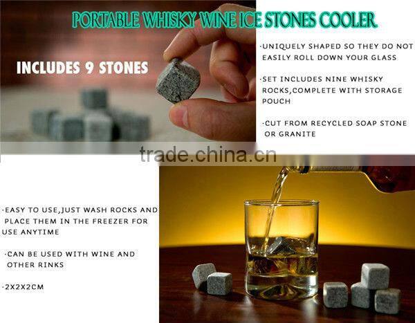 NT-WS12 hot sale cheap price ice cubes food grade bpa free whisky stone for bar