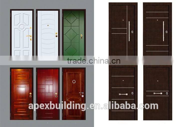 Luxury front door design italian armored door with door locks