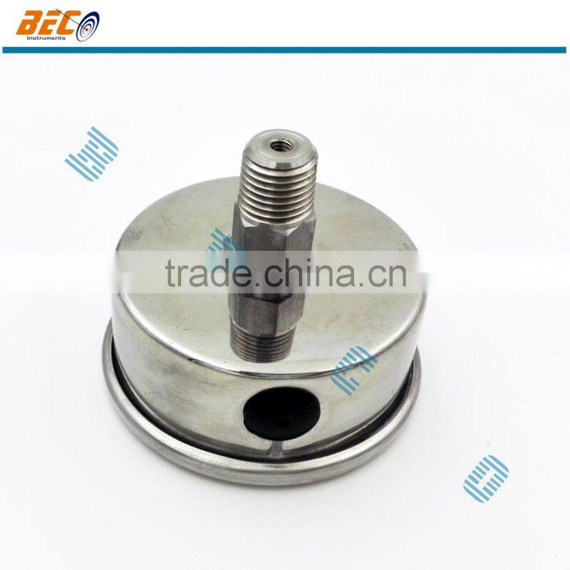Industrial use Safety process control all Stainless steel hydraulic pressure meter gauge