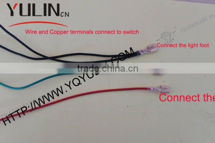 12mm 12VAC yellow led ON OFF Racing Car Switches YULIN