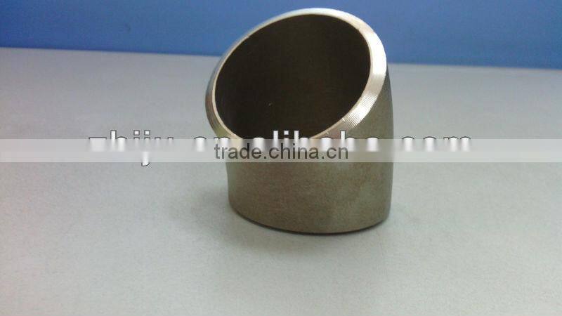 ANSI/ASME B16.9 304/316 Butt Welding Stainless Steel RL 45Deg Elbow Long Radius