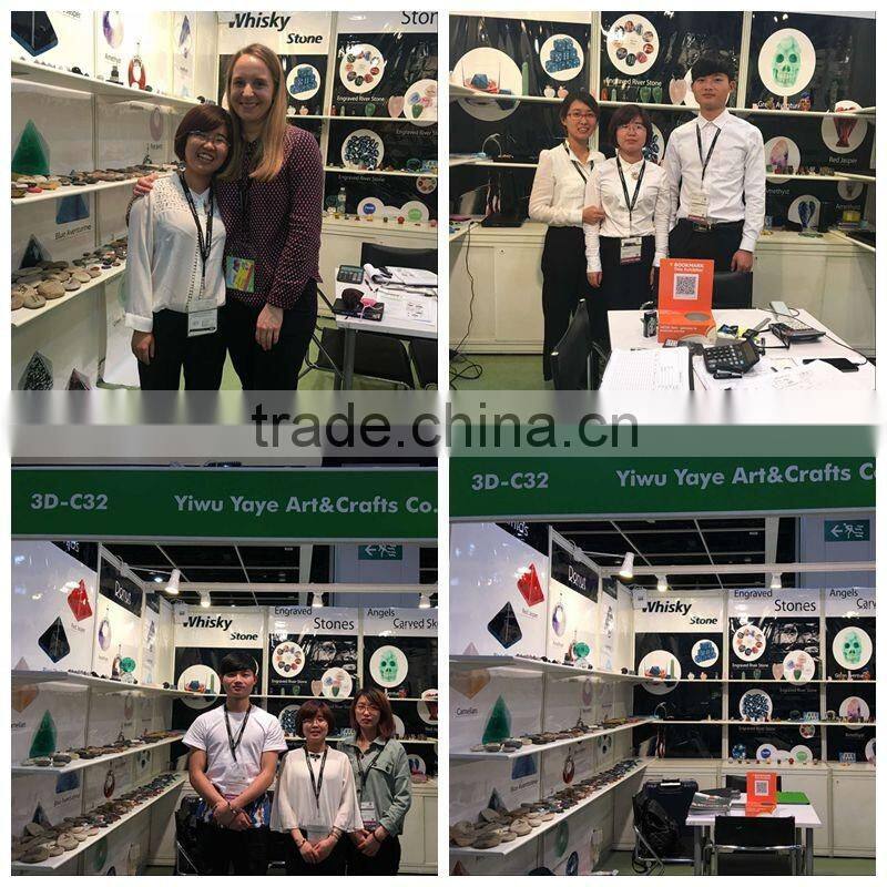 4 pcs Reiki Healing carving Oval shape reiki healing set gemstone