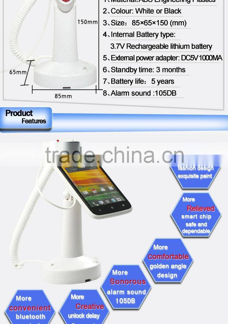 Adjustable cell phoen display alarm plastic security device