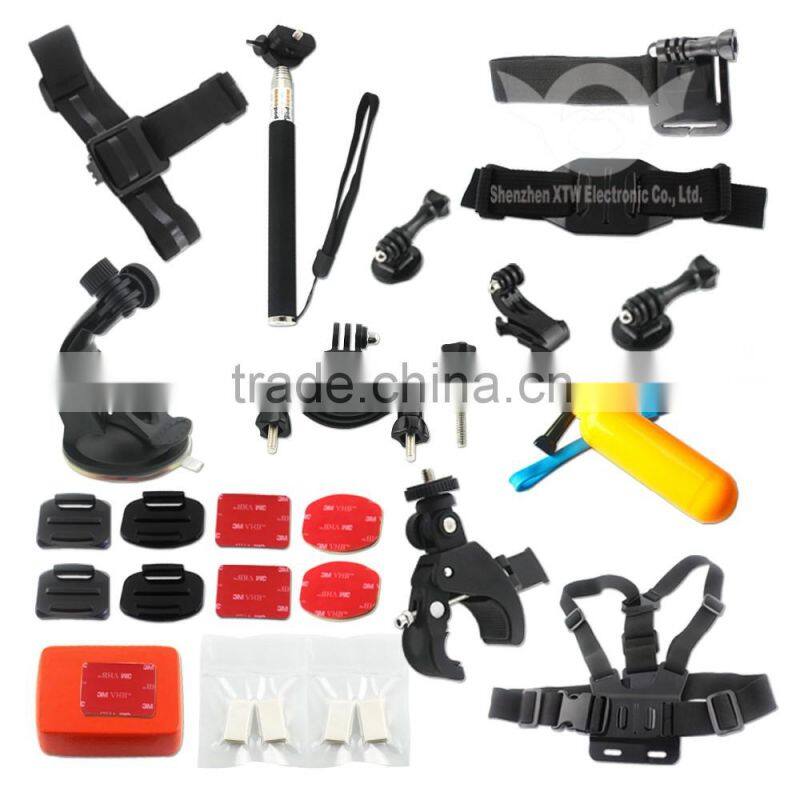 Outdoor Sports Camera Accessories Bundle Kit for GoPro Hero 4/3+/3/2/1